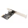 Karta sieciowa Digitus Gigabit Ethernet PCI Express DN-10130-1 Przewodowa 1000 Mbit/s Czarna