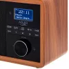 Radio przenośne Adler AD 1184 z cyfrowym tunerem DAB+/FM/AM, Bluetooth 5.0, 15W, SD/USB, budzik, czarny/drewno
