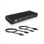 ICY BOX IB-DK2245AC Przewodowy USB 3.2 Gen 1 (3.1 Gen 1) Type-C Czarny