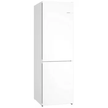 Lodówko-zamrażarka Bosch Serie 4 KGN362WDF — wolnostojąca, 321 L (218 L chłodziarka / 103 L zamrażarka), zamrażarka dolna, NoFrost, biała