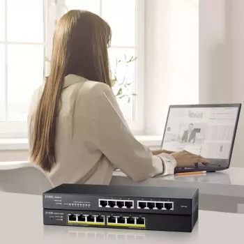 Zyxel GS1915-8 Zarządzany przełącznik L2 Gigabit Ethernet (10/100/1000) Czarny