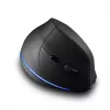 Bezprzewodowa mysz pionowa MEDIA-TECH MT1123, czarna, 2400 DPI, 5 przycisków, odbiornik RF USB