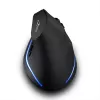 Bezprzewodowa mysz pionowa MEDIA-TECH MT1123, czarna, 2400 DPI, 5 przycisków, odbiornik RF USB
