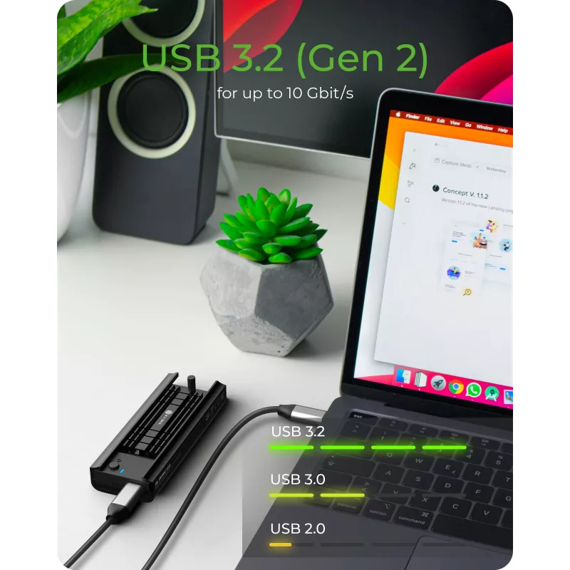 Obudowa SSD ICY BOX IB-180MC-C31 Czarna M.2