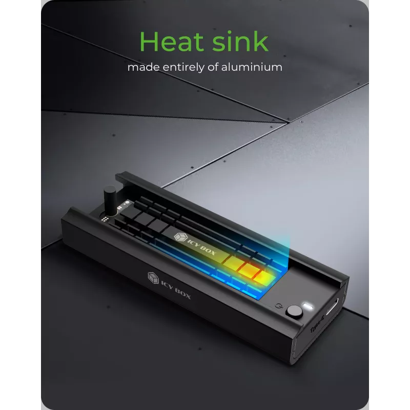 Obudowa SSD ICY BOX IB-180MC-C31 Czarna M.2