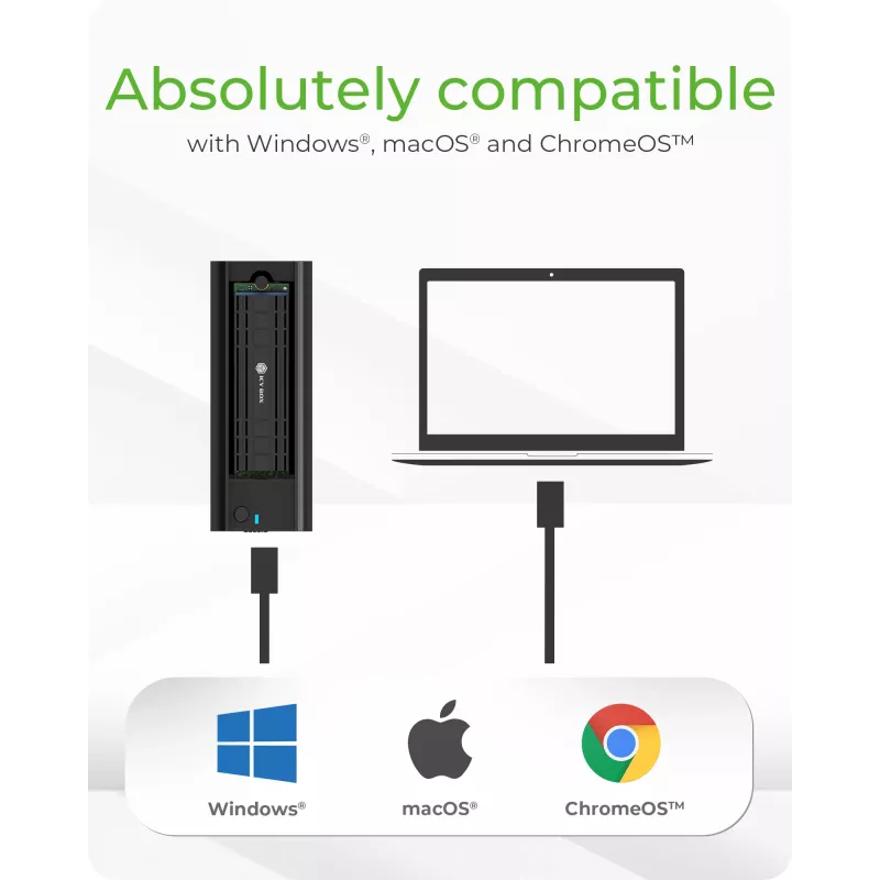 Obudowa SSD ICY BOX IB-180MC-C31 Czarna M.2