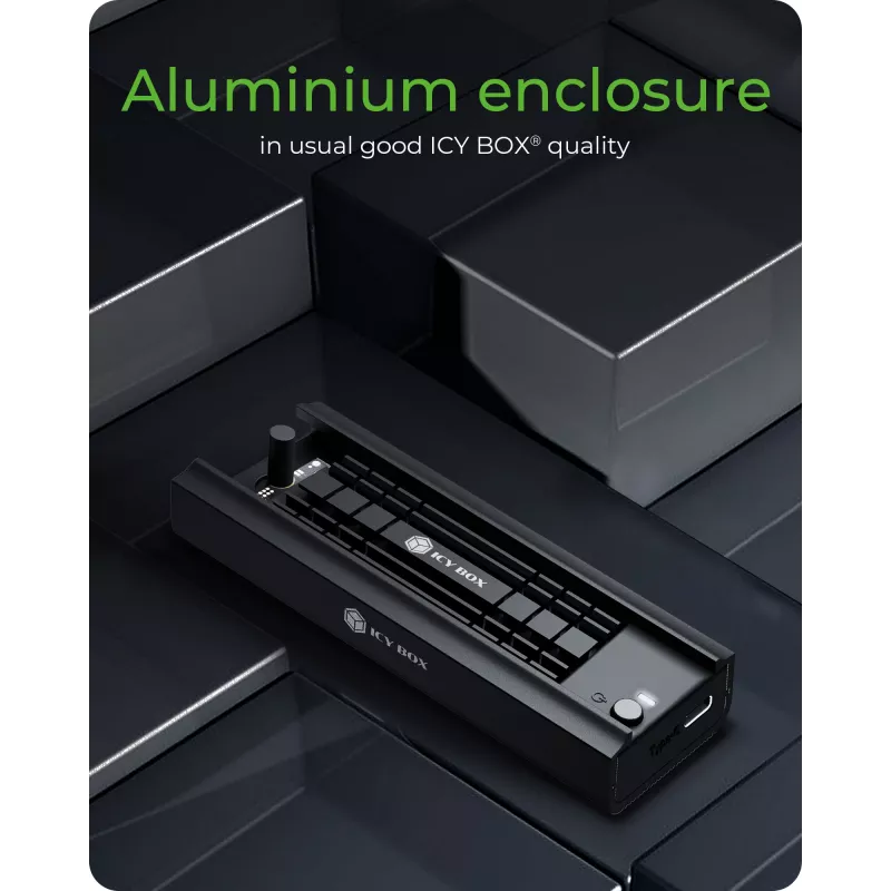 Obudowa SSD ICY BOX IB-180MC-C31 Czarna M.2