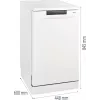 Zmywarka wolnostojąca Gorenje GS520E15W — 9 kompletów, 47 dB, 448×600×845 mm, 9 l/cykl