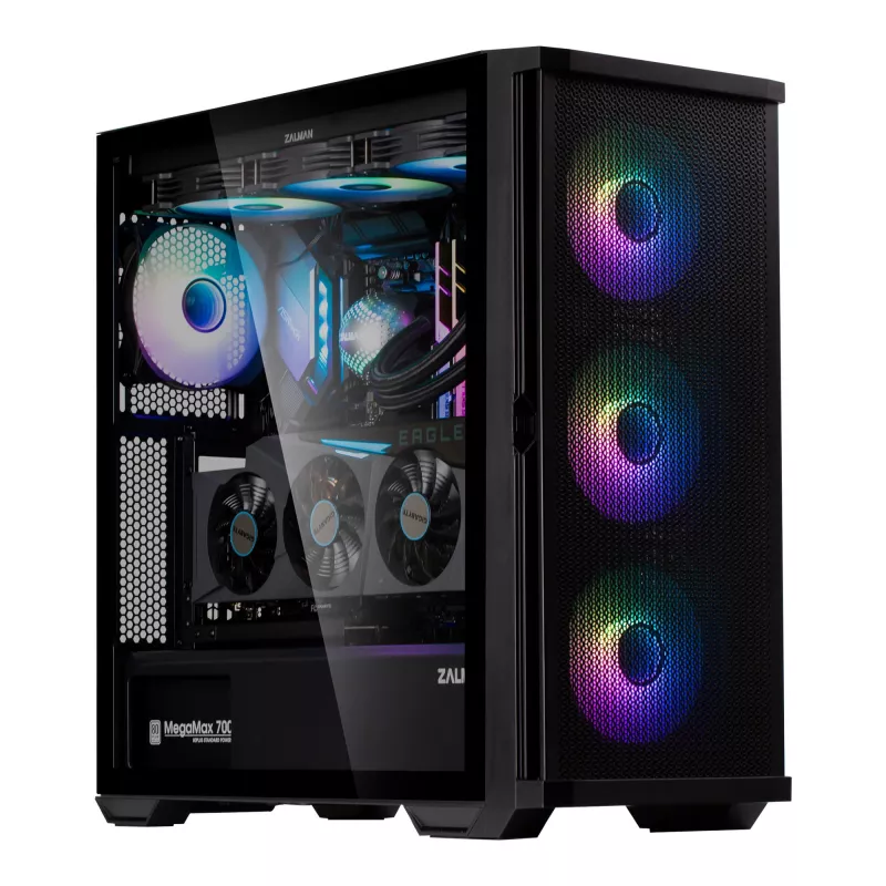 Obudowa komputerowa Zalman Z10 DUO Midi Tower Czarny