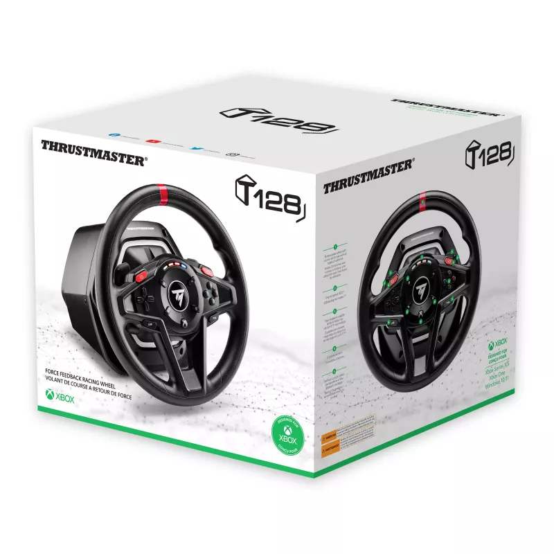 Thrustmaster T128 Czarny USB Steering wheel + Pedals Analogue PC 4460184