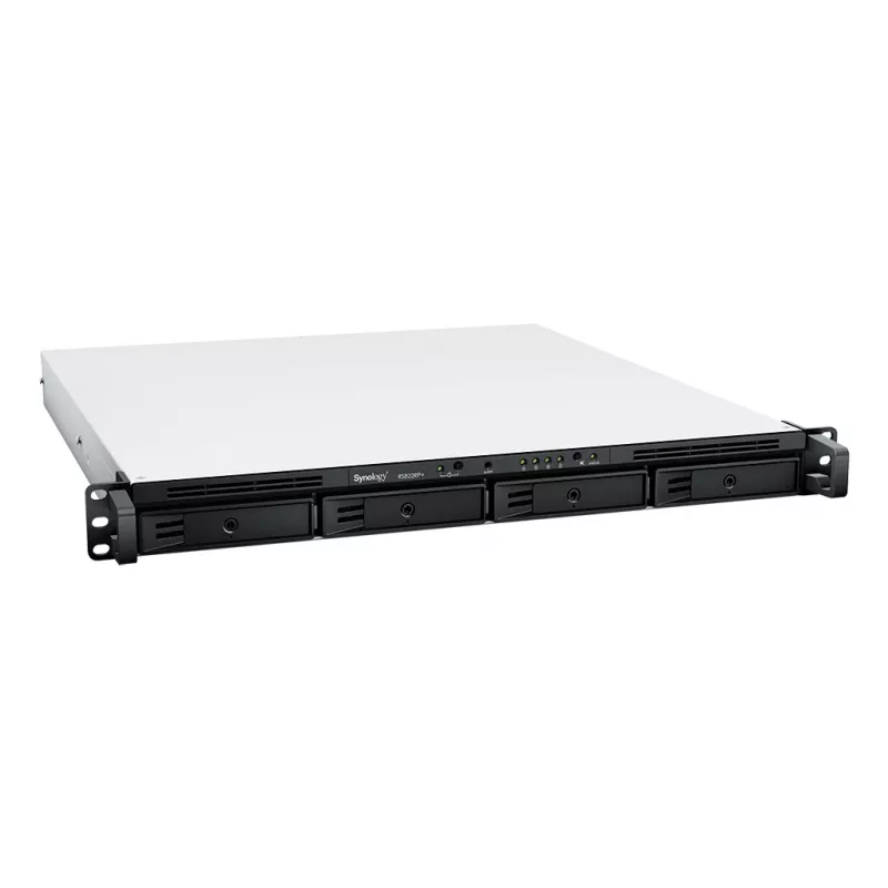 SYNOLOGY Rack Station RS822RP+ 1U 4-bay NAS Server Barebone z redundantnym zasilaczem
