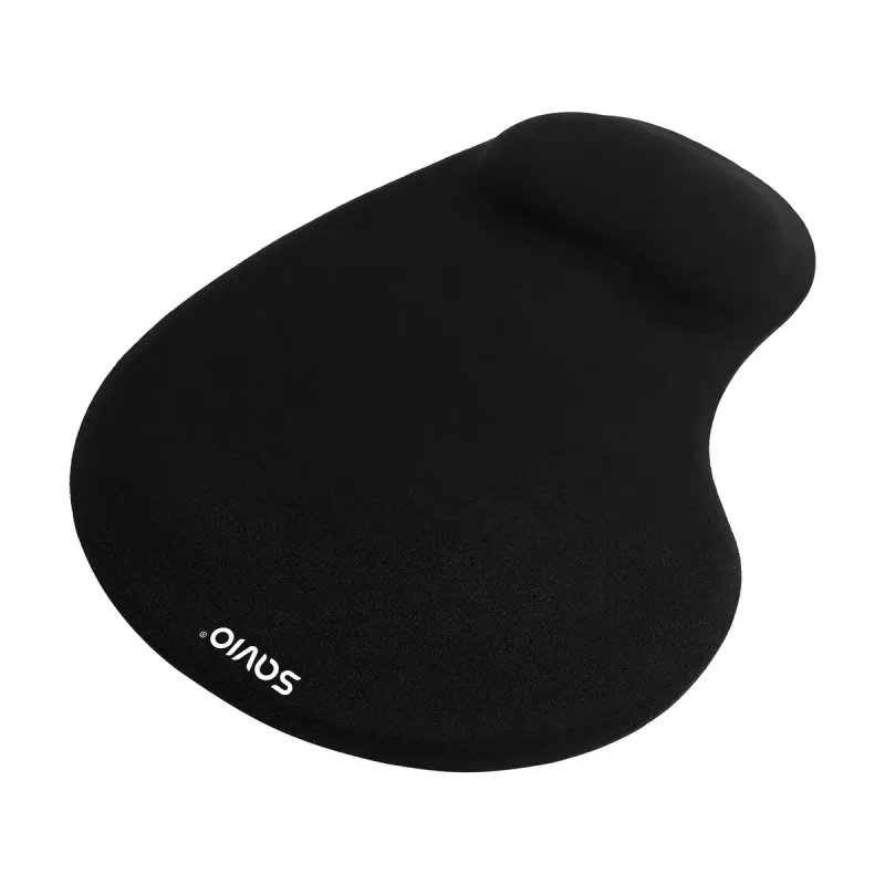 Podkładka pod mysz SAVIO MP-01B żelowa podpórka pod nadgarstek grubość 3 mm 230×190 mm czarna