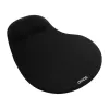 Podkładka pod mysz SAVIO MP-01B żelowa podpórka pod nadgarstek grubość 3 mm 230×190 mm czarna