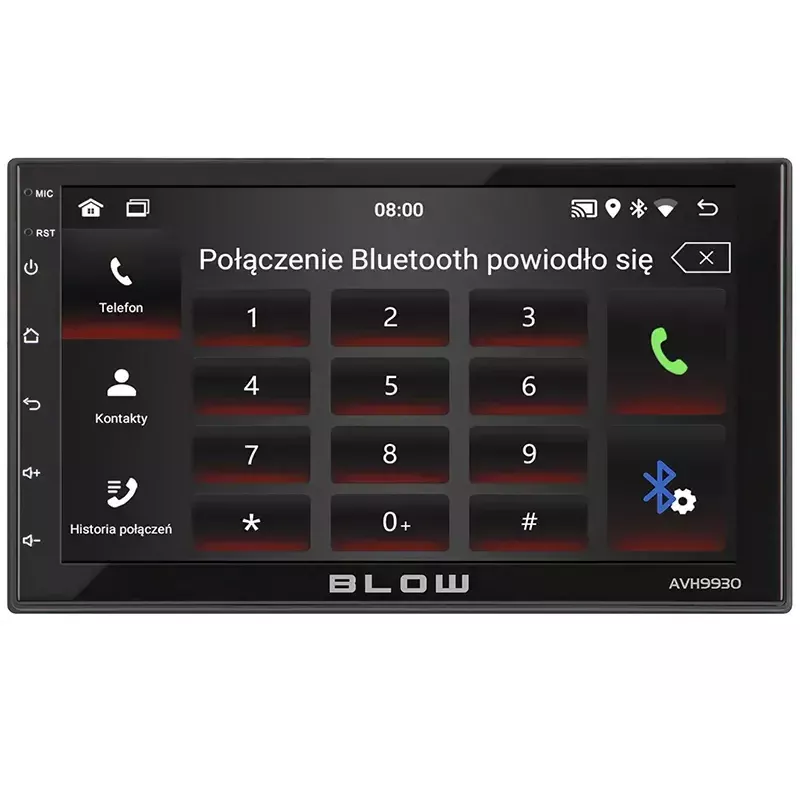 Odtwarzacz multimedialny samochodowy BLOW AVH-9930 Czarny 200 W Wi-Fi Bluetooth