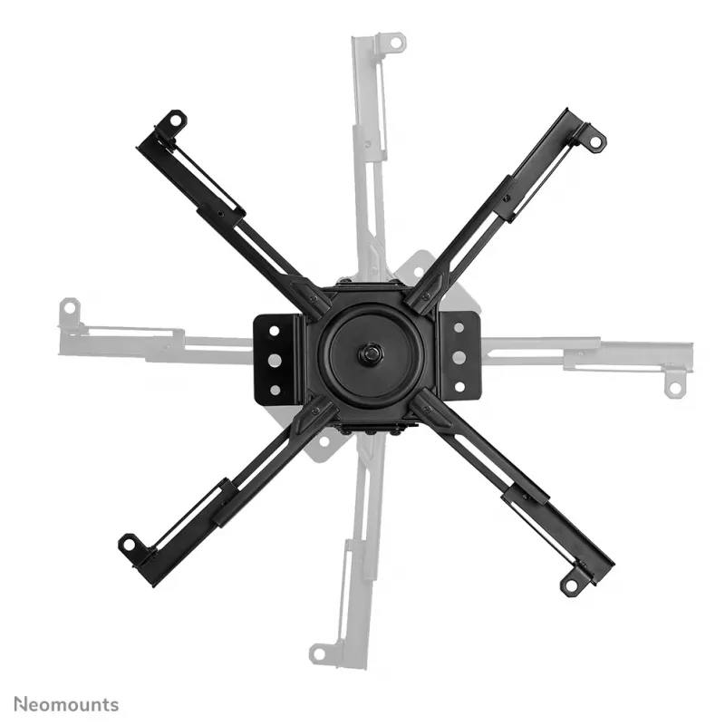 Neomounts CL25-530BL1 uchwyt sufitowy do projektora - wysokość 25,5 cm - łatwy montaż - pełny ruch