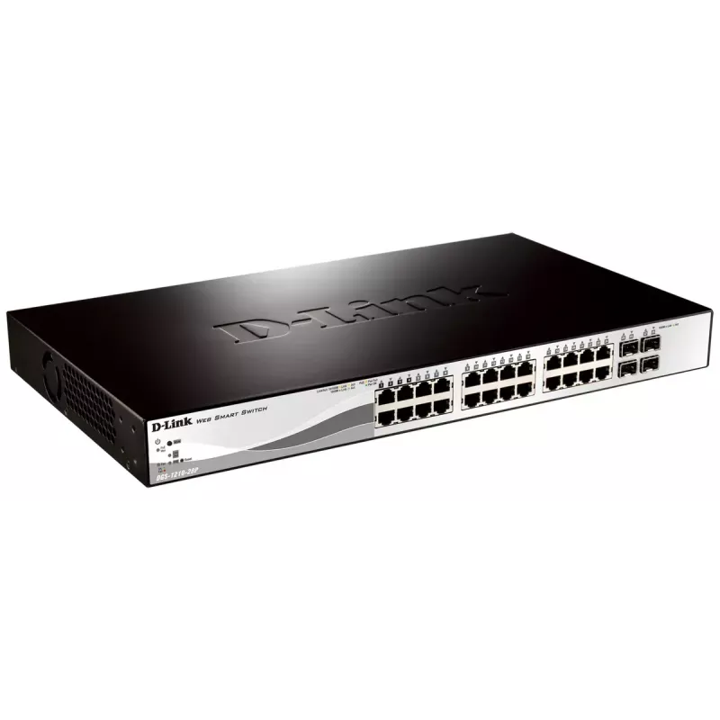 D-Link DGS-1210-28P Zarządzalny przełącznik L2 Gigabit Ethernet (10/100/1000) Power over Ethernet (PoE) 1U