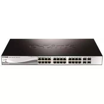 D-Link DGS-1210-28P Zarządzalny przełącznik L2 Gigabit Ethernet (10/100/1000) Power over Ethernet (PoE) 1U