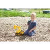 Koparka Lena EcoActives 04211 Plastik Drewno Czarny Szary Żółty