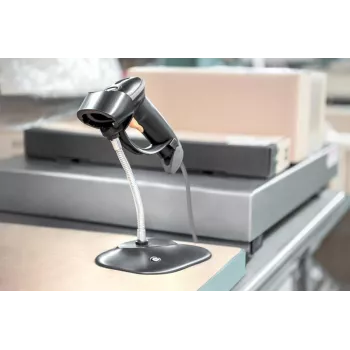 DIGITUS 2D Barcode Hand Scanner QR Code 2m USB-RJ45 kabel with holder