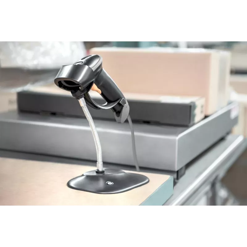 DIGITUS 2D Barcode Hand Scanner QR Code 2m USB-RJ45 kabel with holder