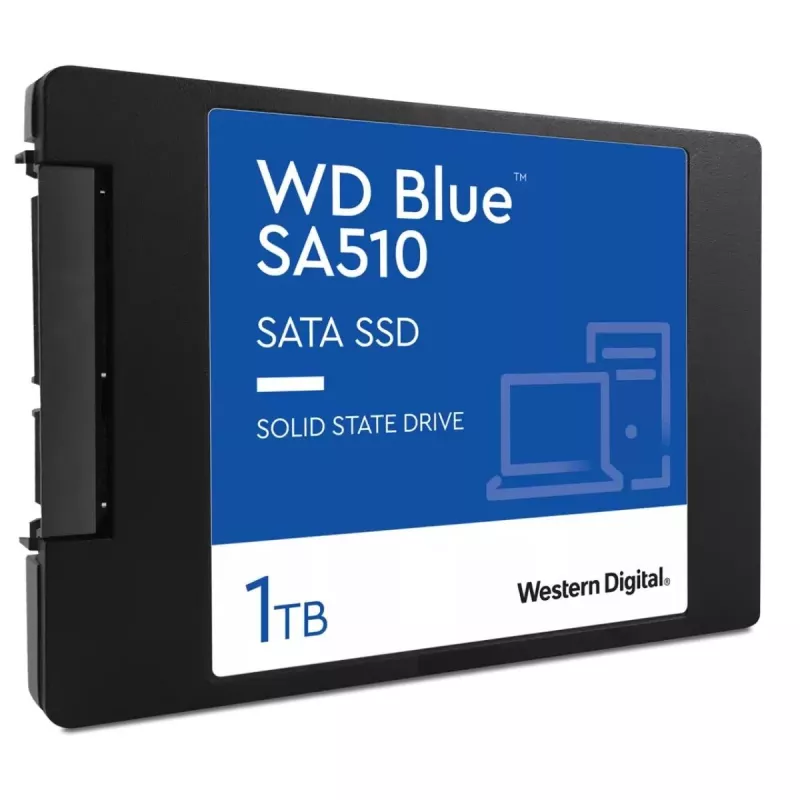 WESTERN DIGITAL SSD - WD niebieski SA510 - 1 TB - SATA 6 Gb/s - 2,5 cala - 7 mm w obudowie