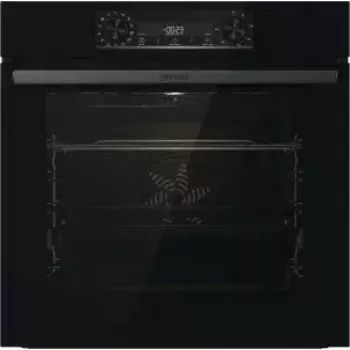 Piekarnik do zabudowy Gorenje BOS6737E06FBG — 77 L wielofunkcyjny, EcoClean, para, konwekcja, sterowanie mechaniczne, 59,5×59,5 cm, czarny