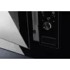 Kuchenka mikrofalowa do zabudowy Electrolux LMS2203EMK, 700 W, 5 poziomów mocy, talerz obrotowy 24,5 cm, wyświetlacz LED, wnętrze ze stali nierdzewnej, czarna