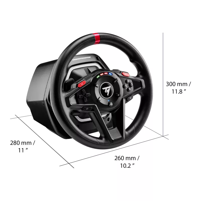 Thrustmaster T128 Czarny USB Steering wheel + Pedals Analogue PC, PlayStation 4, PlayStation 5