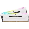 Pamięć CORSAIR 32GB DDR4 3200MHz C16 (2x16GB) Vengeance RGB Pro Biała