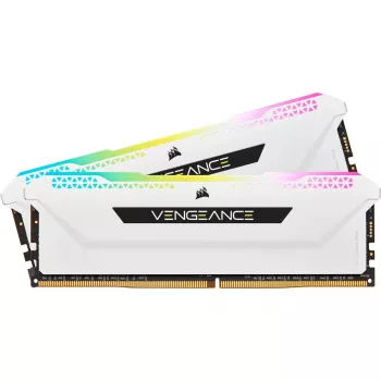 Pamięć CORSAIR 32GB DDR4 3200MHz C16 (2x16GB) Vengeance RGB Pro Biała