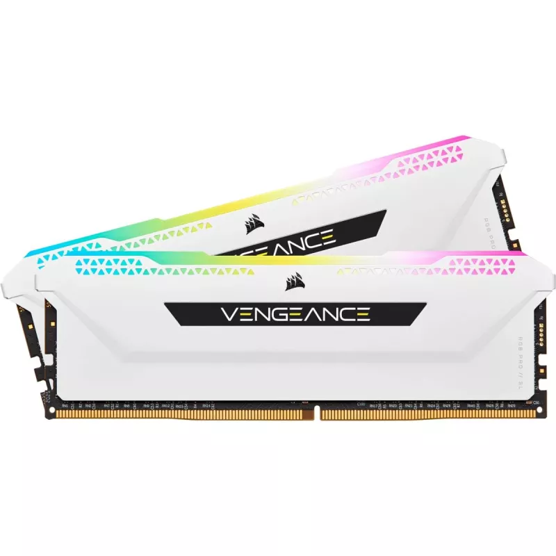 Pamięć CORSAIR 32GB DDR4 3200MHz C16 (2x16GB) Vengeance RGB Pro Biała