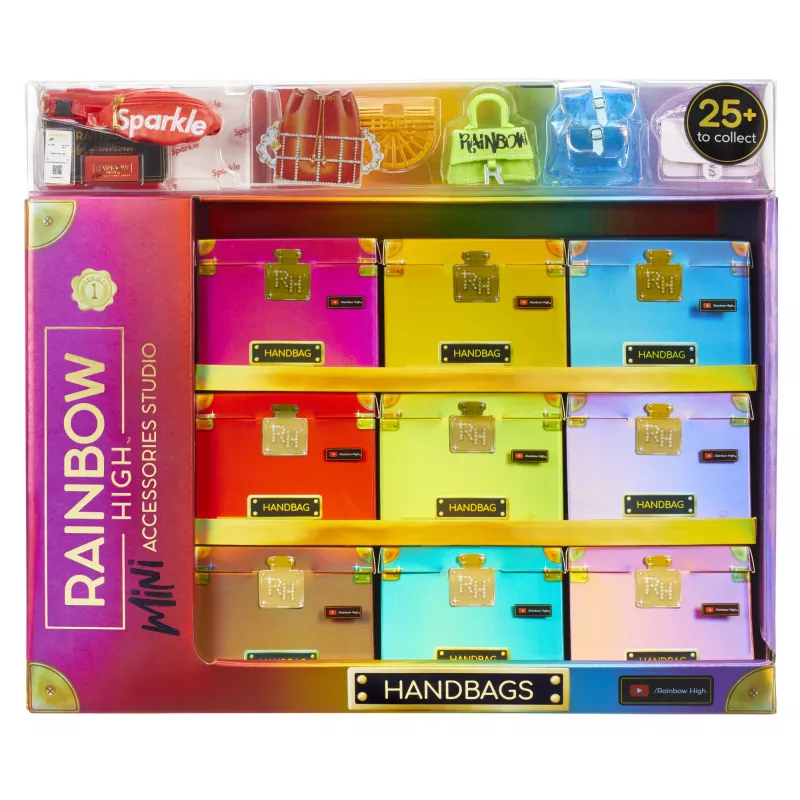 Rainbow High Accessories Studio Series 1, H Assortment in PDQ - torebka dla lalki