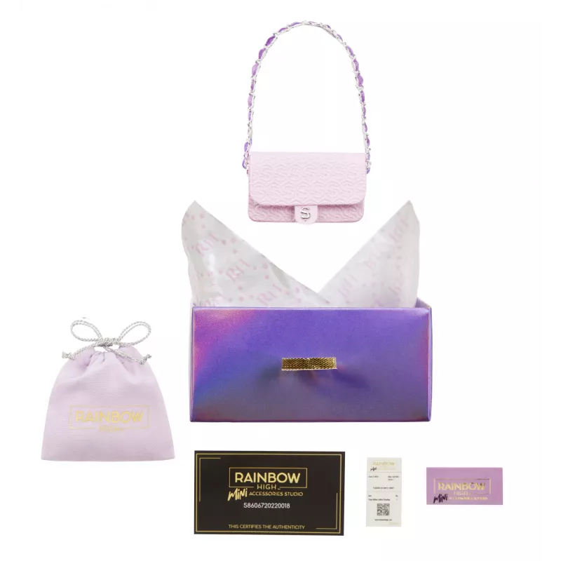 Rainbow High Accessories Studio Series 1, H Assortment in PDQ - torebka dla lalki