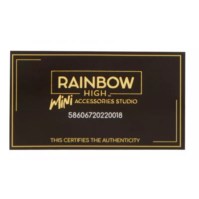 Rainbow High Accessories Studio Series 1, H Assortment in PDQ - torebka dla lalki