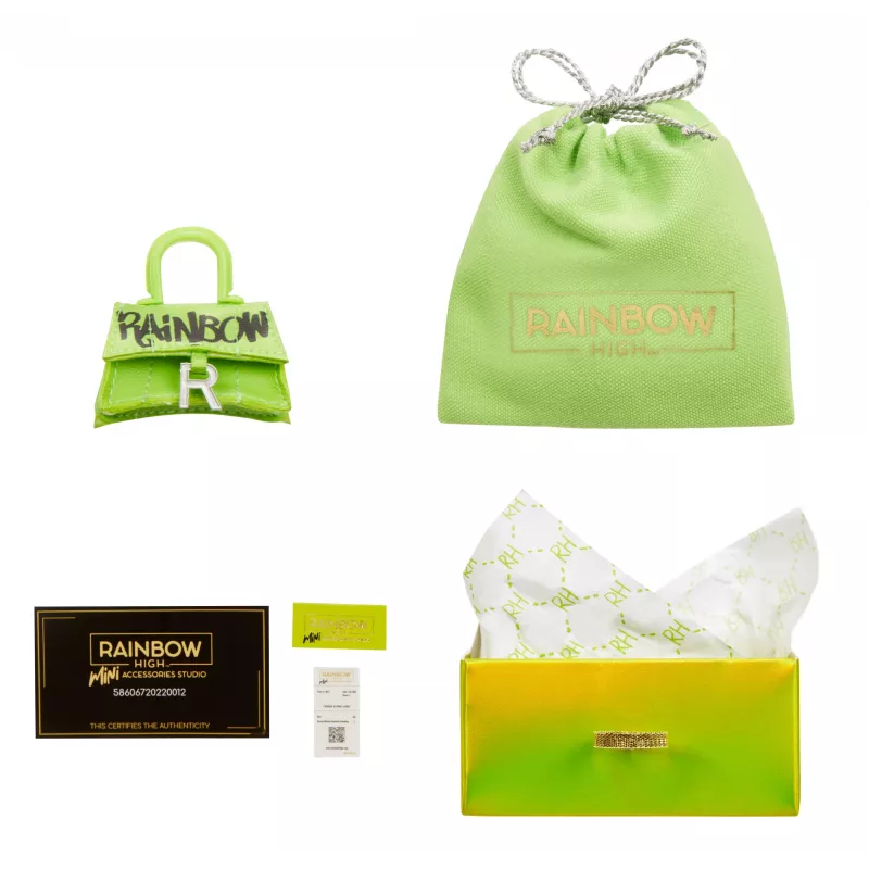 Rainbow High Accessories Studio Series 1, H Assortment in PDQ - torebka dla lalki
