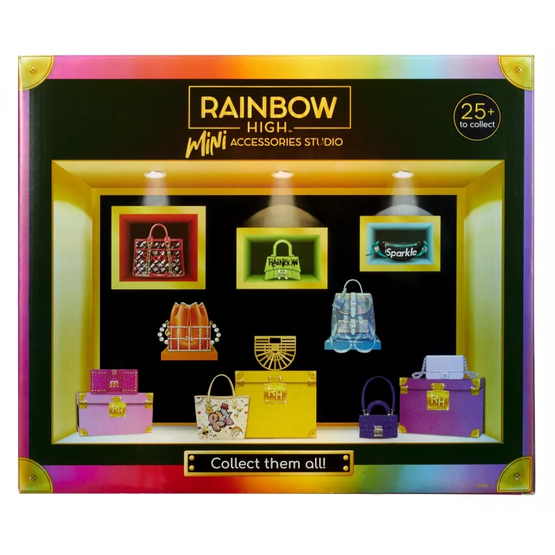 Rainbow High Accessories Studio Series 1, H Assortment in PDQ - torebka dla lalki
