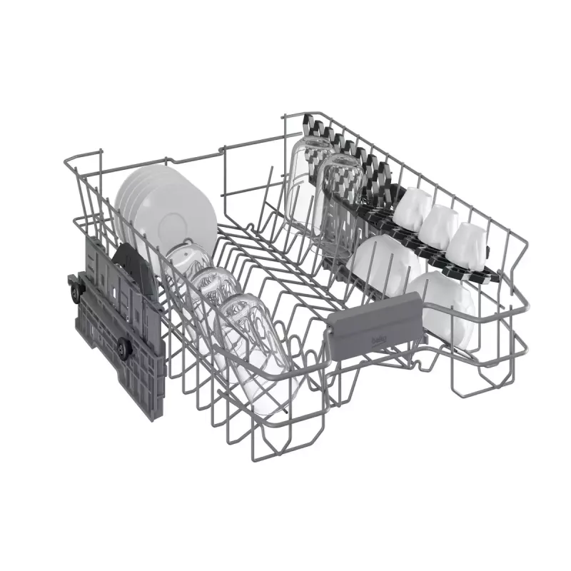 Zmywarka wąska Beko BDFS15020X, 10 kompletów, 45 cm, 47 dB, 5 programów, silnik inwerterowy