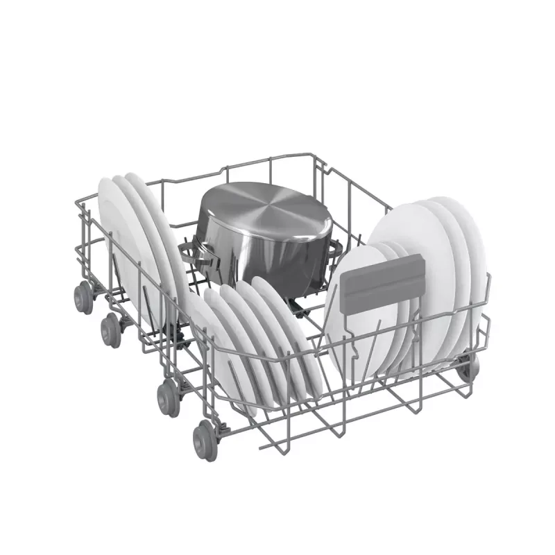 Zmywarka wąska Beko BDFS15020X, 10 kompletów, 45 cm, 47 dB, 5 programów, silnik inwerterowy