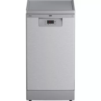 Zmywarka wąska Beko BDFS15020X, 10 kompletów, 45 cm, 47 dB, 5 programów, silnik inwerterowy