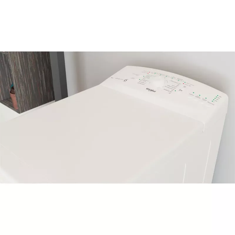 Whirlpool TDLR 6040L PL/N wolnostojąca pralka ładowana od góry, 6 kg, 1000 obr./min, biała
