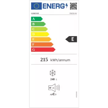 Gorenje FH25EAW Zamrażarka skrzyniowa wolnostojąca 248 L Biała