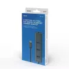 Koncentrator USB-C SAVIO AK-57 z 3× USB-A, RJ-45 Gigabit Ethernet (5000 Mbit/s), aluminium szare