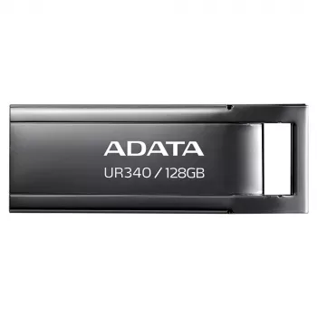 Pamięć USB ADATA UR340 128 GB USB Typ-A 3.2 Gen 2, obudowa metalowa, czarna