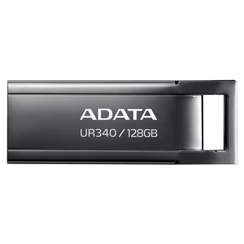 Pamięć USB ADATA UR340 128 GB USB Typ-A 3.2 Gen 2, obudowa metalowa, czarna
