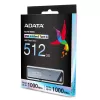 ADATA UE800 Pamięć USB 512 GB USB Type-C 3.2 Gen 2 (3.1 Gen 2) Srebrny