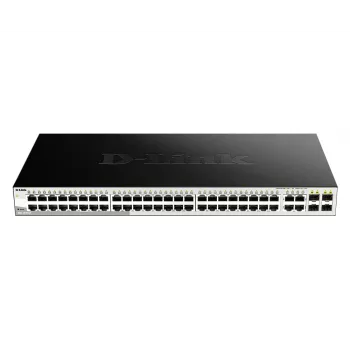 Zarządzalny przełącznik Gigabit Ethernet L2 D-Link DGS-1210-52, 48 portów, 1U