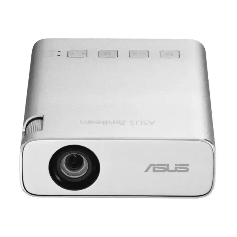 Projektor ASUS ZenBeam E1R o standardowej projekcji, 200 ANSI lumenów, LED, WVGA (854x480), srebrny