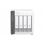 QNAP TS-433 NAS Tower ARM Cortex-A55 4 GB 0 TB QNAP QTS Biały