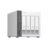 QNAP TS-433 NAS Tower ARM Cortex-A55 4 GB 0 TB QNAP QTS Biały