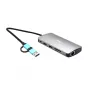 i-tec USB 3.0 USB-C/Thunderbolt 3x Display Metal Nano Dock z LAN + Power Delivery 100 W